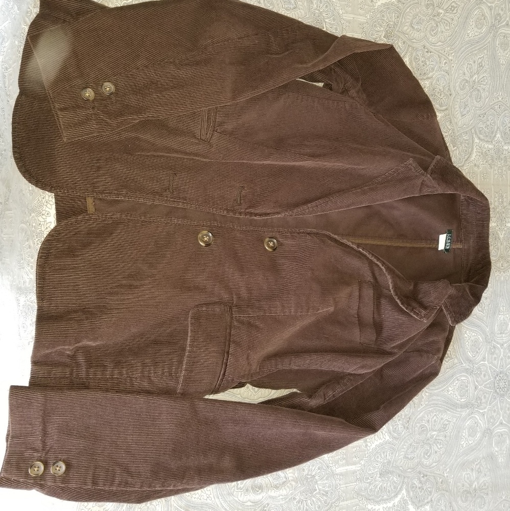 J.Crew corduroy brown jacket size 4